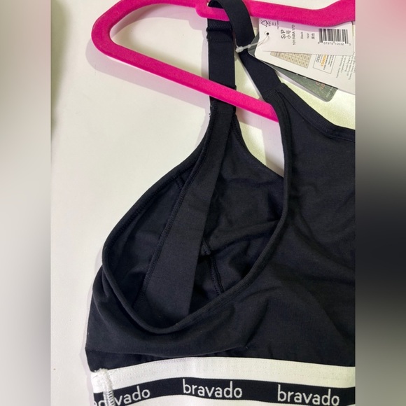 Lot of 2 NWT Bravado Designs Black Racerback Full Cup Nursing Bra S 32D-G 34D-G - Picture 8 of 10